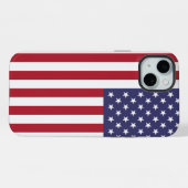 Étui Case-Mate pour iPhone 15 Plus avec drapeau am (Verso Horizontal)