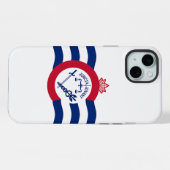 Étui Case-Mate pour iPhone 15 Plus, drapeau de Cin (Verso Horizontal)