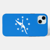 Étui Case-Mate pour iPhone 15 Plus, drapeau de Cor (Verso (horizontal))