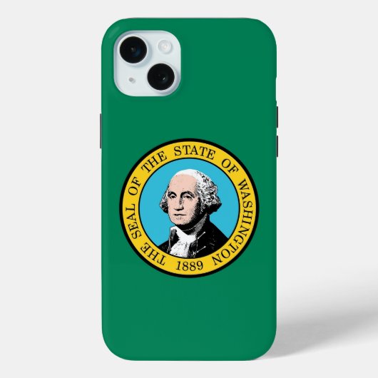Étui Case-Mate pour iPhone 15 Plus, drapeau de l'É (Verso)
