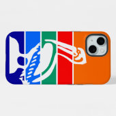 Étui Case-Mate pour iPhone 15 Plus, drapeau de St. (Verso Horizontal)