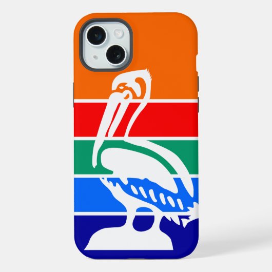 Étui Case-Mate pour iPhone 15 Plus, drapeau de St. (Verso)