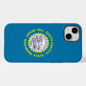 Étui Case-Mate pour iPhone 15 Plus, drapeau du Dak (Verso Horizontal)