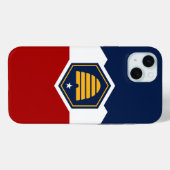 Étui Case-Mate pour iPhone 15 Plus, nouveau drapea (Verso (horizontal))