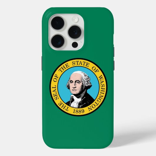 Étui Case-Mate pour iPhone 15 Pro, drapeau de l'Ét (Verso)