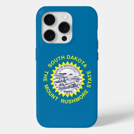 Étui Case-Mate pour iPhone 15 Pro, drapeau du Dako (Verso)