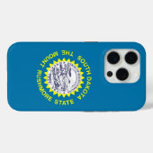 Étui Case-Mate pour iPhone 15 Pro, drapeau du Dako (Verso (horizontal))