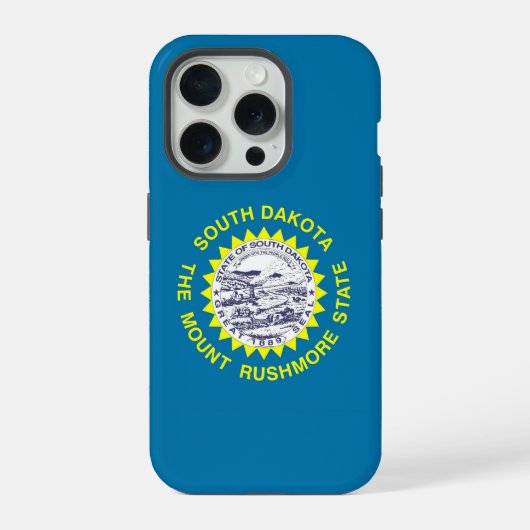 Étui Case-Mate pour iPhone 15 Pro, drapeau du Dako (Verso)