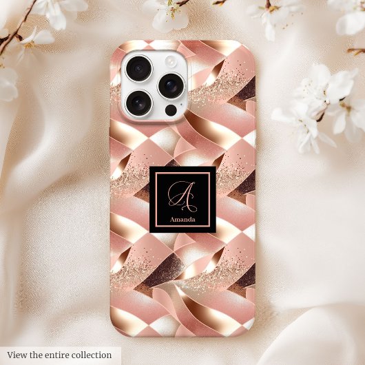 Étui Case-Mate pour iPhone 16 Élégant Rose Gold Ca
