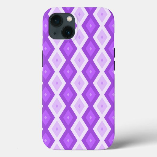 Étui Case-Mate pour iPhone à motif diamant violet  (Verso)