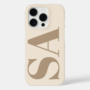 Étui Case-Mate tendance blanc antique avec monogra