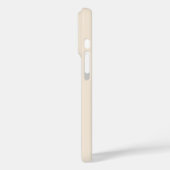 Étui Case-Mate tendance blanc antique avec monogra (Verso / Gauche)