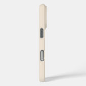 Étui Case-Mate tendance blanc antique avec monogra (Verso / Droite)