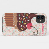 Étui Casemate pour iPhone 5 Cupcake Chocolat & Van (Dos (Horizontal))