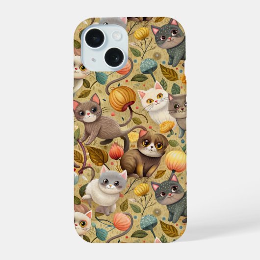 Étui Chats Mignons Adorables (Verso)