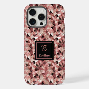 Étui chic Case-Mate pour iPhone 15 Rose Gold Tenda