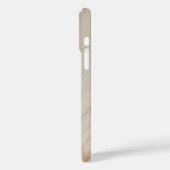 Étui chic monogrammé à encre d'alcool - Mate iPhon (Verso / Gauche)