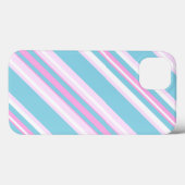 Étui Chic Rose Turquoise Rayé Case-Mate pour iPad (Verso (horizontal))