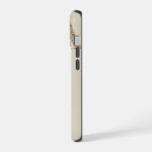 Étui Classy Pretty MONOGRAM A BEIGE FLORAL Case-Ma (Côté gauche)