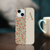 Étui Classy Pretty MONOGRAM A BEIGE FLORAL Case-Ma