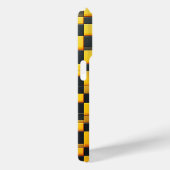 Étui de bloc géométrique 3D moderne - Jaune indust (Verso / Droite)