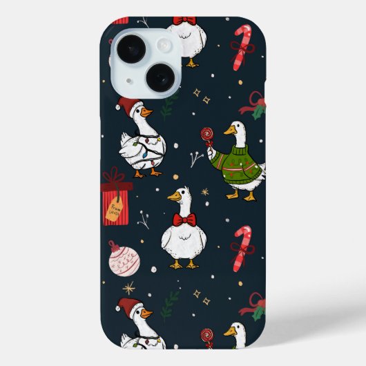 Étui de canards de Noël festif (Verso)