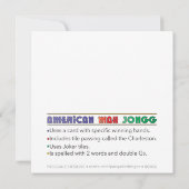 Étui de cartes Mah Jongg (Dos)