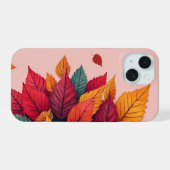 Étui de conception de feuilles d'automne (Verso Horizontal)