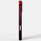 Étui de coque arrière mobile à dégradé 3D rouge et (Verso / Droite)