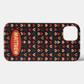 Étui de coque iphone Cadeau Cartes à jouer Thème P (Verso (horizontal))