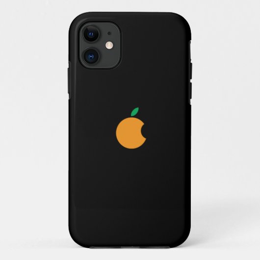 étui de iphone avec logo orange (Dos)
