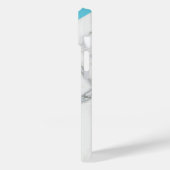 Étui de protection pour iPhone 14 13 bleu marbre S (Verso / Gauche)