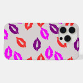 Étui de smartphone avec un motif de baiser (Verso Horizontal)