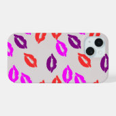 Étui de smartphone avec un motif de baisers (Verso Horizontal)