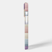 Étui de téléphone à bloc géométrique pastel doux - (Verso / Gauche)
