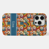 Étui de téléphone à broderie 3D personnalisé | (Verso Horizontal)
