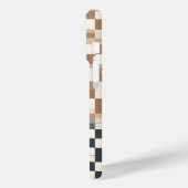 Étui de téléphone à carreaux à gradient moderne à  (Verso / Gauche)