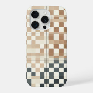 Étui de téléphone à carreaux à gradient moderne à