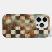 Étui de téléphone à carreaux Grunge Urbain - Artis (Verso (horizontal))