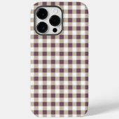 Étui de téléphone à carreaux Plum Buffalo pour un (Verso)