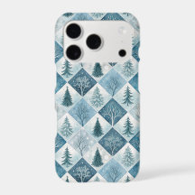Étui de téléphone à carreaux pour les fêtes esthét