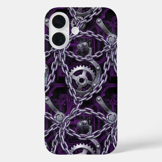Étui de téléphone à chaîne Cyber Gothic (Verso)