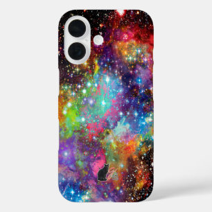 Étui de téléphone à champ d'étoiles incandescentes