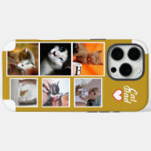 Étui de téléphone à collage photo de papa chat per (Verso (horizontal))