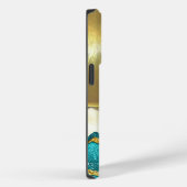 Étui de téléphone à conception Gold Shell Cool Lux (Verso / Droite)