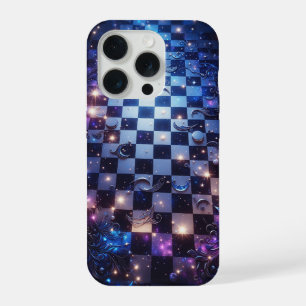 Étui de téléphone à damier de galaxie céleste - Ma