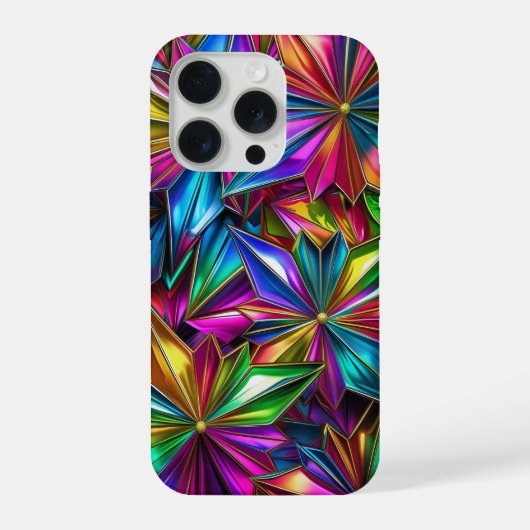Étui de téléphone à explosions d'étoiles colorées (Verso)
