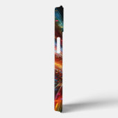 Étui de téléphone à fibre numérique radiante - Vib (Verso / Droite)