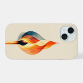 Étui de téléphone à Flamme Abstraite (Verso Horizontal)