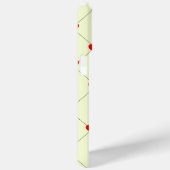 Étui de téléphone à grille de cœurs rouges esthéti (Verso / Droite)